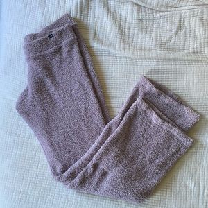 Pink- Victoria’s Secret Sherpa pajama pant in purple